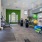 recessed lighting in large fitness center